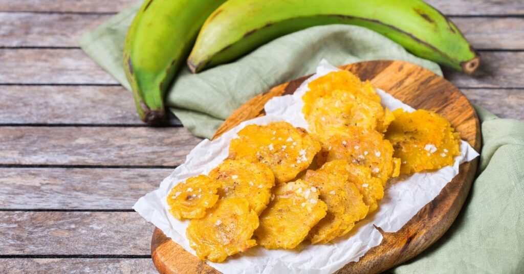 Tostones eller traditionelle pataconer fra Venezuela