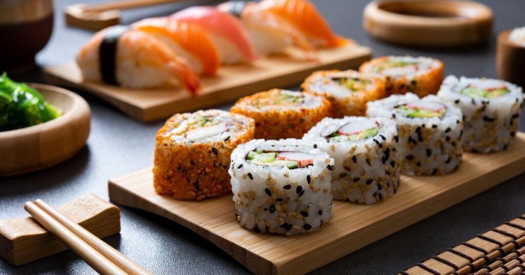 Sushi, en af ​​retterne med den største internationale ekspansion