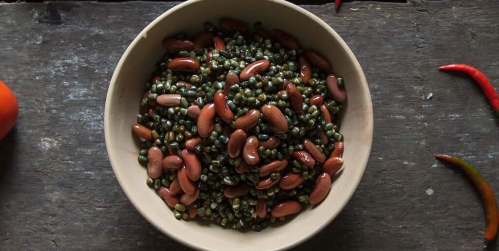 Sort linse Kaali Daal fra Indien